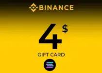 Binance Gift Card (SOL) 4 USD Key - GLOBAL