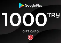 Google Play Gift Card 1000 TRY Key - TURKEY