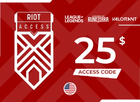 Riot Access Code 25 USD Key - LATIN AMERICA