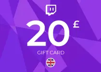 Twitch Gift Card 20 GBP Key - UNITED KINGDOM