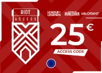 Riot Access Code 25 EUR Key - EU