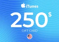 Apple iTunes Gift Card 250 USD Key - UNITED STATES