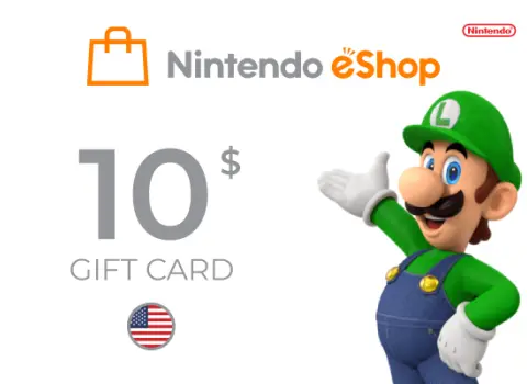 Nintendo eShop Card 10 USD Key - UNITED STATES