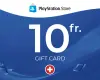 PlayStation Network Card 10 CHF (CH) PSN Key - SWITZERLAND
