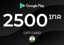 Google Play Gift Card 2500 INR Key - INDIA