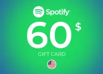 Spotify Gift Card 60 USD Key - UNITED STATES
