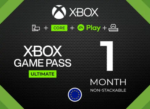 Xbox Game Pass Ultimate - 1 Month Non-Stackable Key - EU