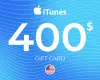 Apple iTunes Gift Card 400 USD Key - UNITED STATES