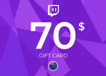Twitch Gift Card 70 AUD Key - AUSTRALIA