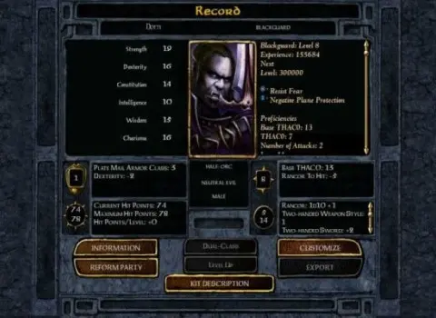Baldur's Gate (Enhanced Edition) (PC) Steam Key - GLOBAL