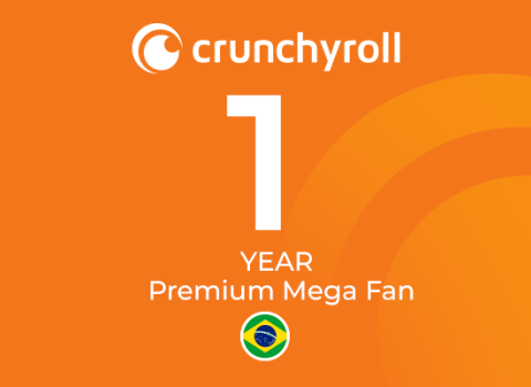 Crunchyroll Premium Mega Fan Plan 1 Year Key - BRAZIL