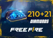 Garena Free Fire - 210 + 21 Diamonds Official website Key - GLOBAL