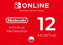 Nintendo Switch Online Individual Membership 12 Months Key - POLAND