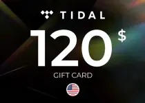 Tidal Gift Card 120 USD (US) Key - UNITED STATES