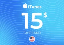 Apple iTunes Gift Card 15 USD Key - UNITED STATES