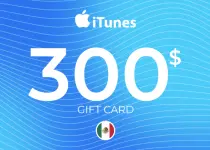 Apple iTunes Gift Card 300 MXN Key - MEXICO