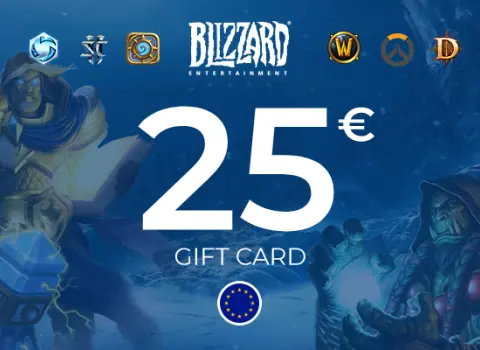 Blizzard Gift Card 25 EUR Battle.net Key - EU