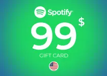 Spotify Gift Card 99 USD Key - UNITED STATES