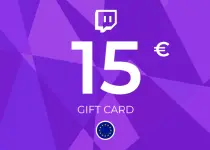 Twitch Gift Card 15 EUR Key - EU