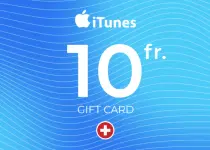 Apple iTunes Gift Card 10 CHF Key - SWITZERLAND