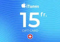 Apple iTunes Gift Card 15 CHF Key - SWITZERLAND
