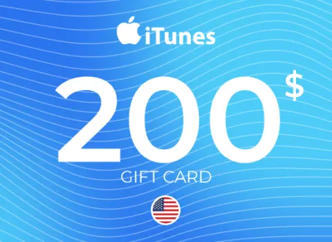 Apple iTunes Gift Card 200 USD Key - UNITED STATES