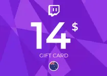 Twitch Gift Card 14 AUD Key - AUSTRALIA