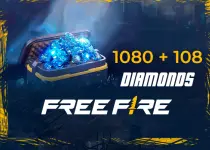 Garena Free Fire - 1080 + 108 Diamonds (PC) Garena Key - GLOBAL