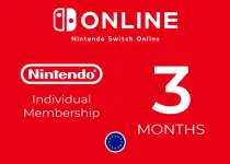 Nintendo Switch Online Individual Membership 3 Months Key - EU