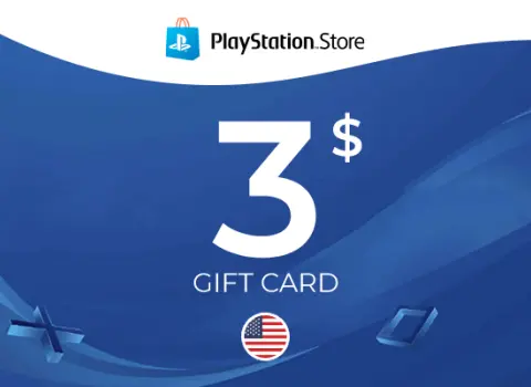 PlayStation Network Card 3 USD (USA) PSN Key - UNITED STATES