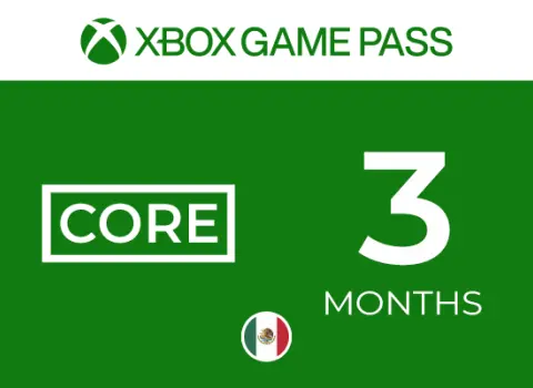 Xbox Game Pass Core 3 Months Xbox Live Key - MEXICO