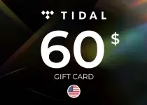 Tidal Gift Card 60 USD (US) Key - UNITED STATES