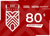 Riot Access Code 80 USD Key - LATIN AMERICA