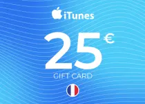Apple iTunes Gift Card 25 EUR Key - FRANCE