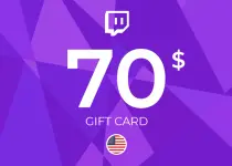 Twitch Gift Card 70 USD Key - UNITED STATES