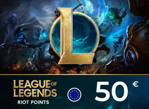 League of Legends Gift Card 50 EUR Key - EU