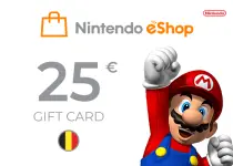 Nintendo eShop Card 25 EUR Key - BELGIUM