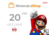 Nintendo eShop Card 20 CAD Key - CANADA