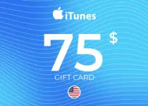 Apple iTunes Gift Card 75 USD Key - UNITED STATES