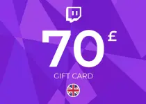Twitch Gift Card 70 GBP Key - UNITED KINGDOM