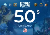 Blizzard Gift Card 50 USD Battle.net Key - UNITED STATES