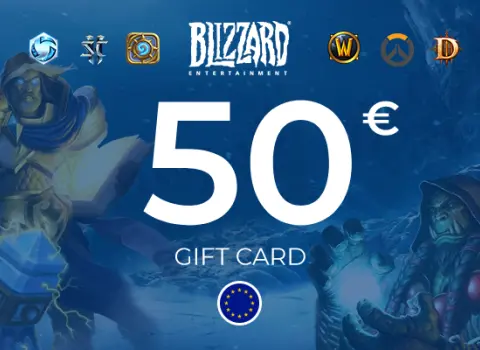 Blizzard Gift Card 50 EUR Battle.net Key - EU
