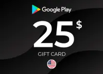 Google Play Gift Card 25 USD Key - UNITED STATES