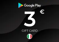 Google Play Gift Card 3 EUR Key - ITALY