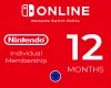 Nintendo Switch Online Individual Membership 12 Months Key - EU