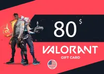 VALORANT Gift Card 80 USD Key - NORTH AMERICA