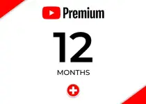 YouTube Premium 12 Months Subscription - SWITZERLAND