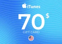 Apple iTunes Gift Card 70 USD Key - UNITED STATES