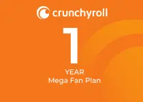 Crunchyroll Mega Fan Plan 1 Year Global TV Key - GLOBAL