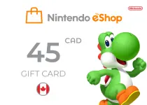 Nintendo eShop Card 45 CAD Key - CANADA